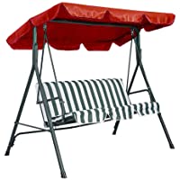 Los mejores  - Lelestar Toldo Columpio 2 a 3 plazas- Impermeable- Anti UV- Cubierta Superior de Repuesto para Porche al Aire Libre…